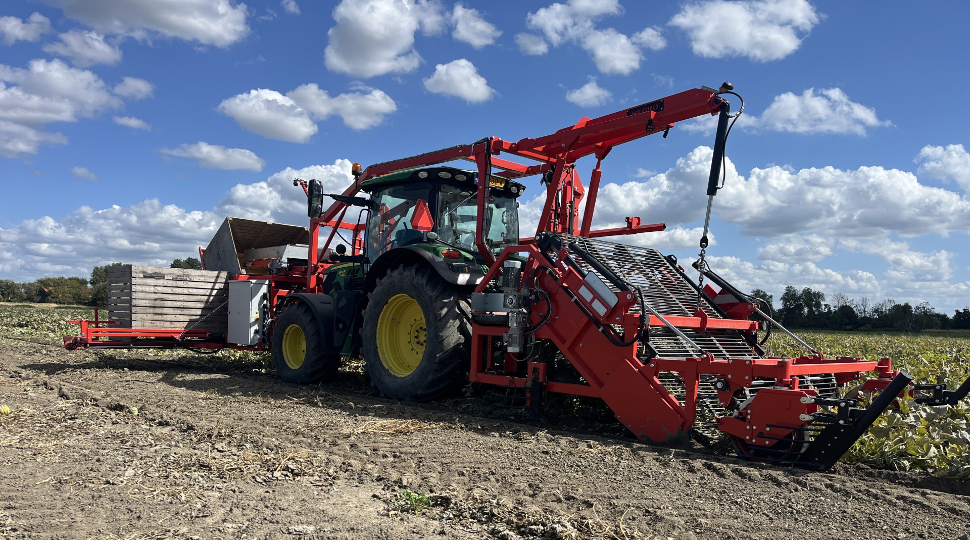 Hegro Pompoenoogstmachine PH03